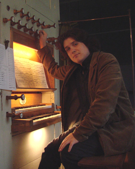 Sander Booij in de Grote Kerk te Woudenberg
